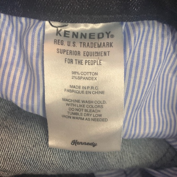 Men’s Kennedy Dark Wash Skinny Jeans - Picture 8 of 8